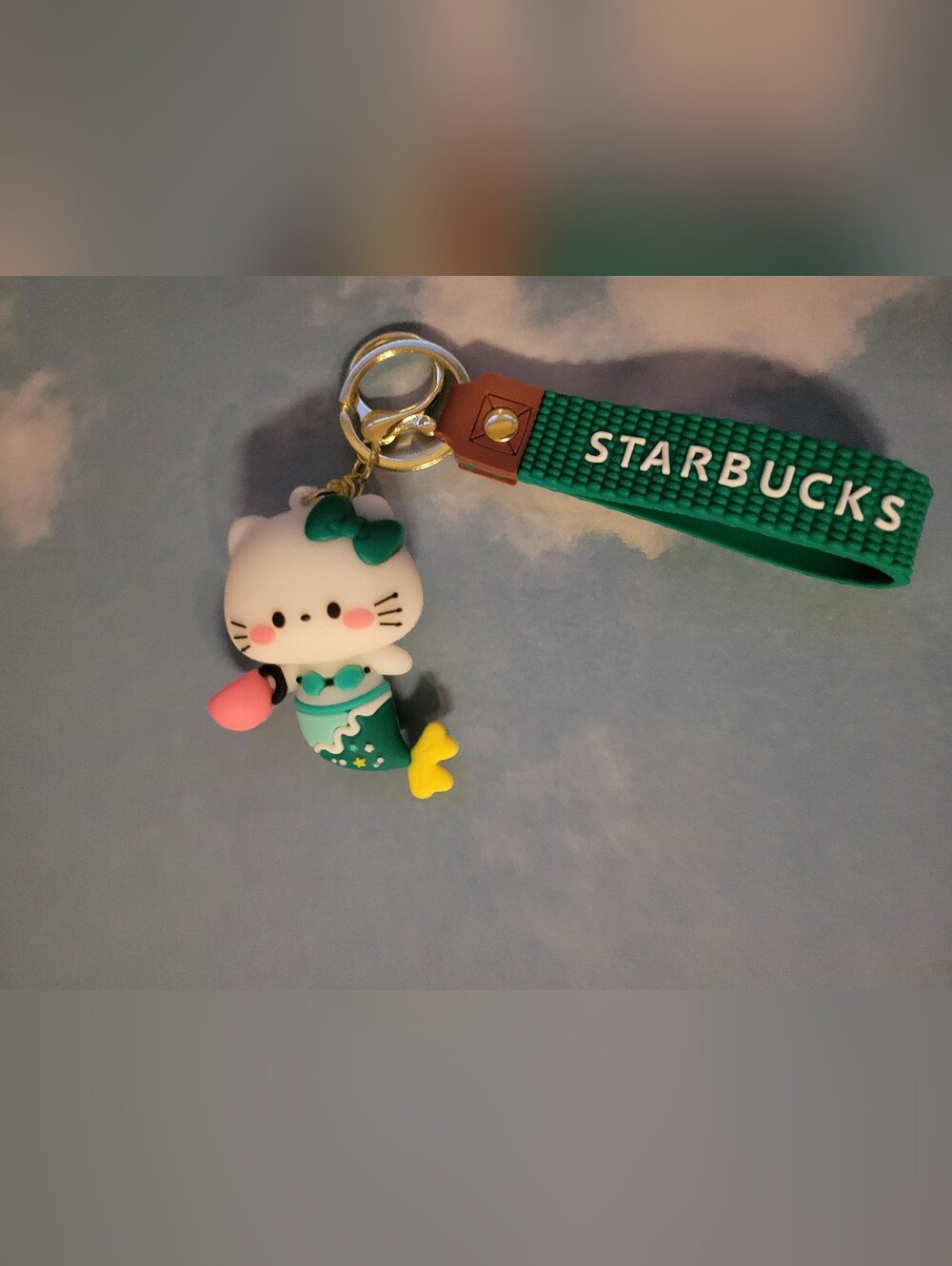 Starbucks Mermaid X Hello Kitty Keychain